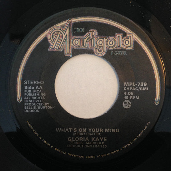 Gloria Kaye : If Looks Could Kill (7", Single)