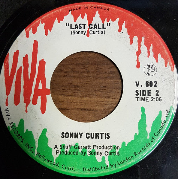 Sonny Curtis : My Way Of Life/Last Call (7", Single)