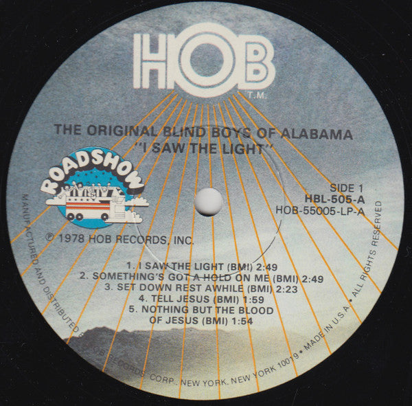 The Original Blind Boys Of Alabama* : I Saw The Light (LP, Album, Comp, Gat)