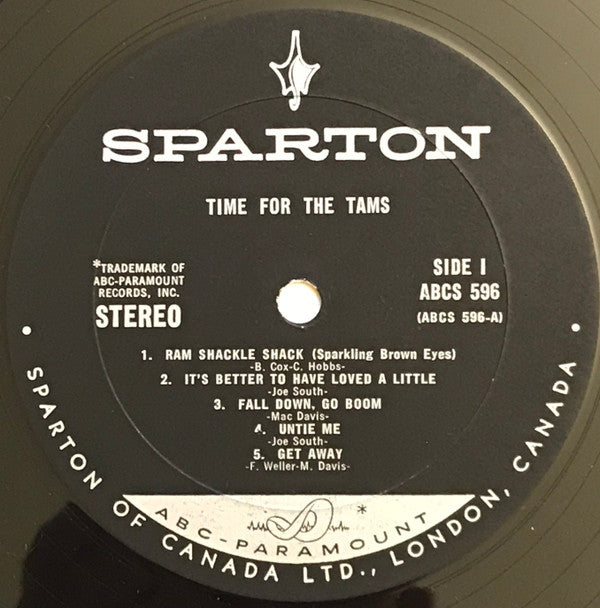 The Tams : Time For The Tams (LP, Album)