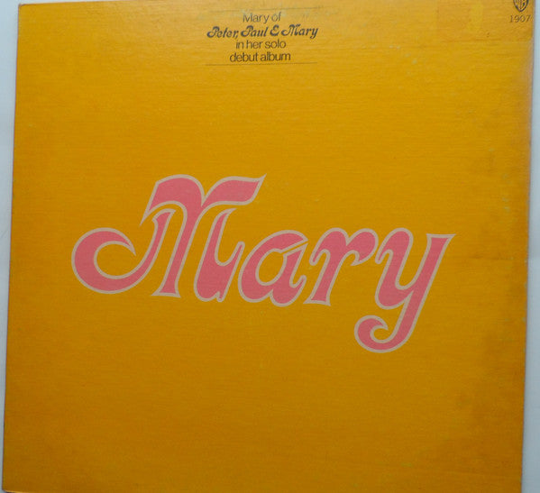 Mary Travers : Mary (LP, Album)