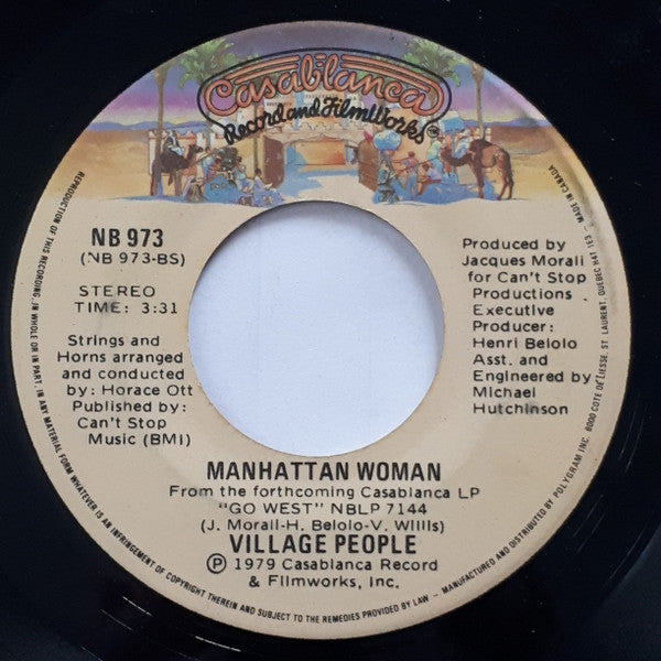 Village People : In The Navy (7", Single)