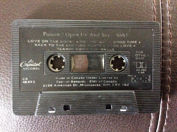 Poison (3) : Open Up And Say ...Ahh! (Cass, Album)