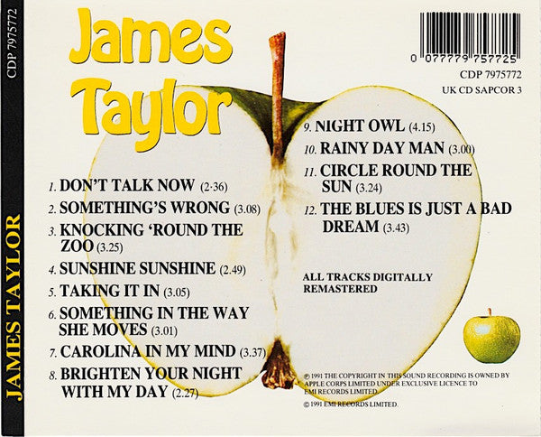 James Taylor (2) : James Taylor (CD, Album, RE, RM)