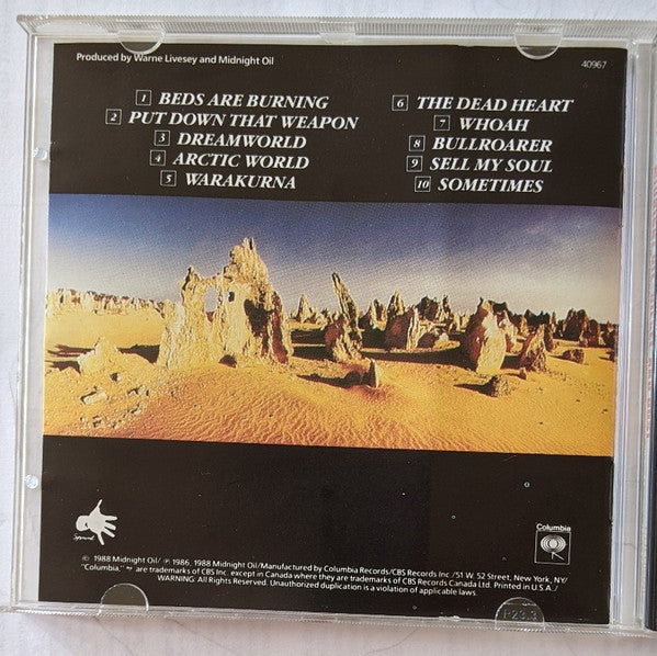 Midnight Oil : Diesel And Dust (CD, Album)