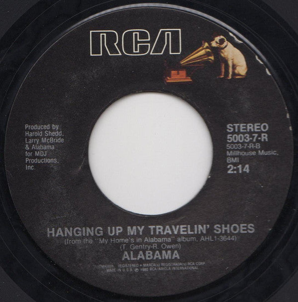Alabama : Touch Me When We're Dancing (7", Single, Styrene, Ind)