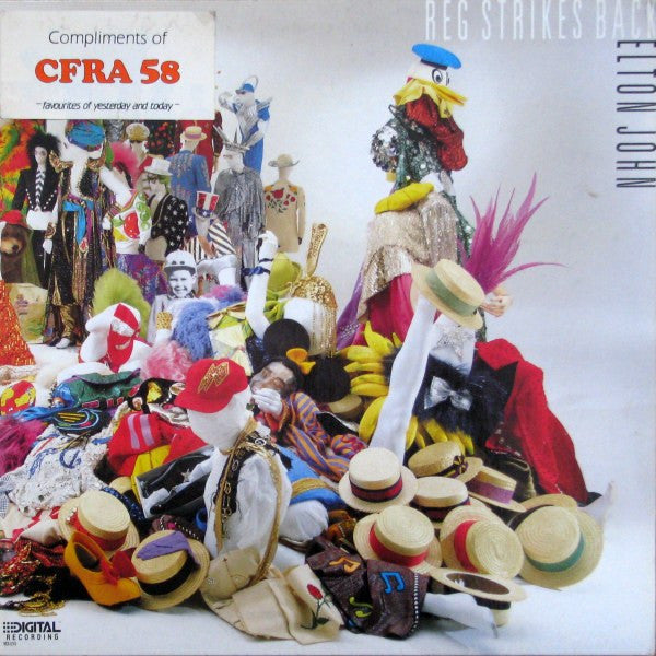 Elton John : Reg Strikes Back (LP, Album, Gat)