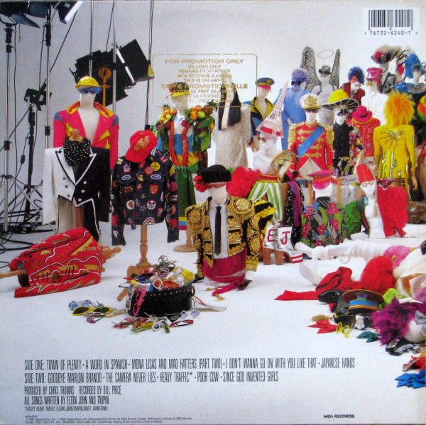 Elton John : Reg Strikes Back (LP, Album, Gat)