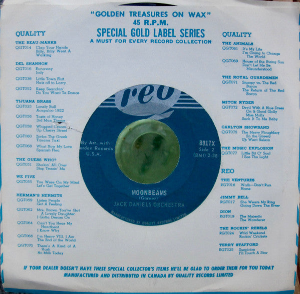 Jack Daniels Orchestra : The Loop / Moonbeams (7", Single, Mono)