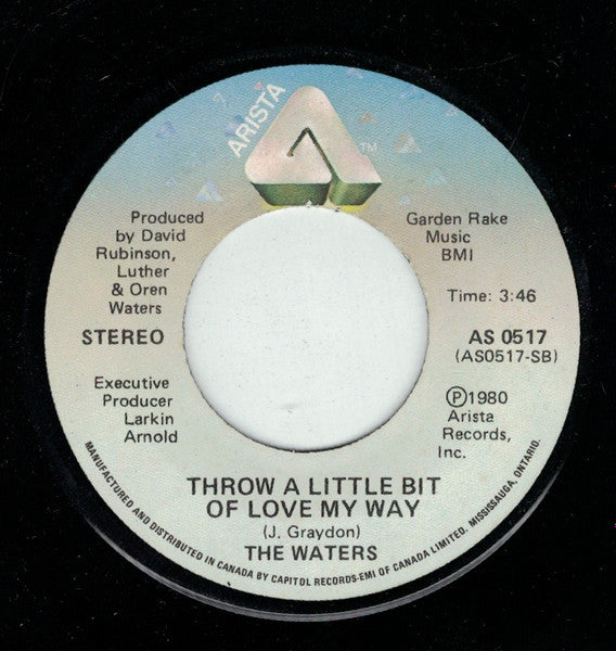 The Waters : Heart Lead The Way / Throw A Little Bit Of Love My Way (7", Single)