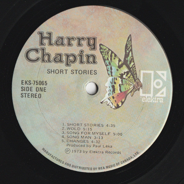 Harry Chapin : Short Stories (LP, Album, Gat)