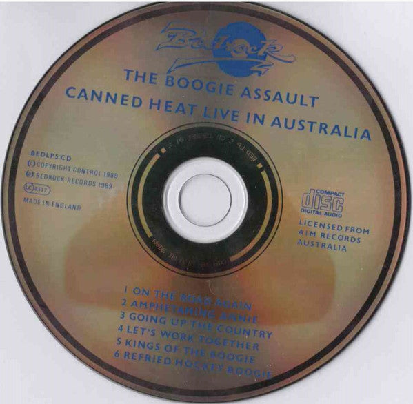 Canned Heat : The Boogie Assault (Greatest Hits Live In Australia) (CD, Album, RE)