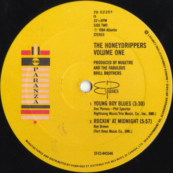 The Honeydrippers : Volume One (12", EP)