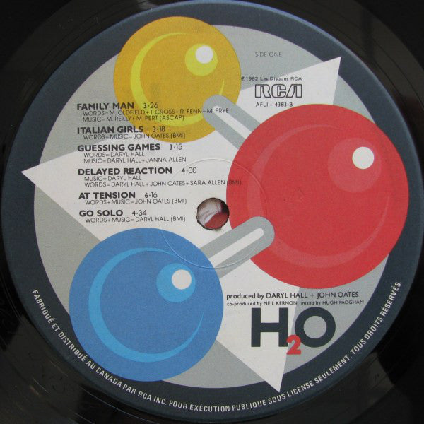 Daryl Hall & John Oates : H₂O (LP, Album)