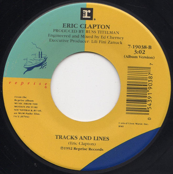 Eric Clapton : Tears In Heaven (7", Single)