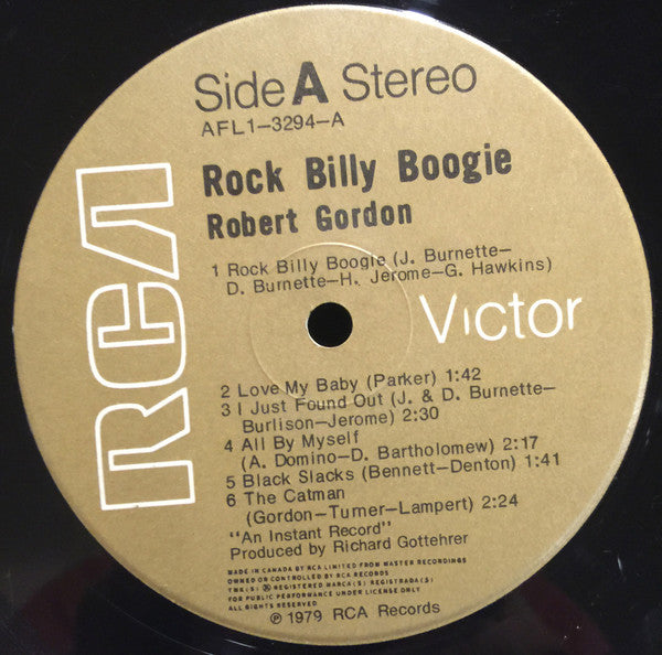 Robert Gordon (2) : Rock Billy Boogie (LP, Album)