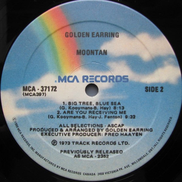 Golden Earring : Moontan (LP, Album, RE)