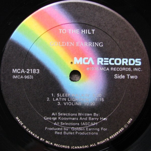 Golden Earring : To The Hilt (LP, Album)