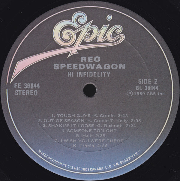 REO Speedwagon : Hi Infidelity (LP, Album)