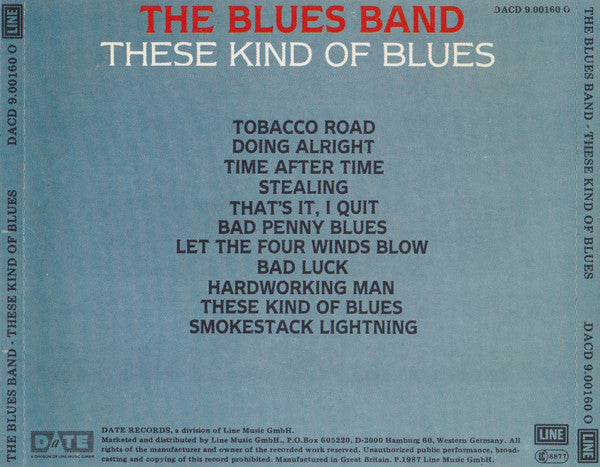 The Blues Band : These Kind Of Blues (CD, Album)