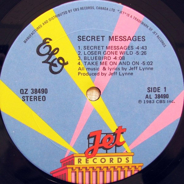 Electric Light Orchestra : Secret Messages (LP, Album)