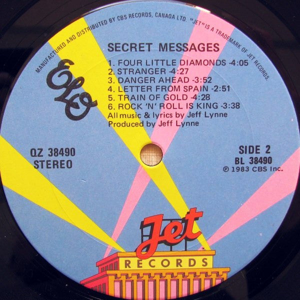 Electric Light Orchestra : Secret Messages (LP, Album)