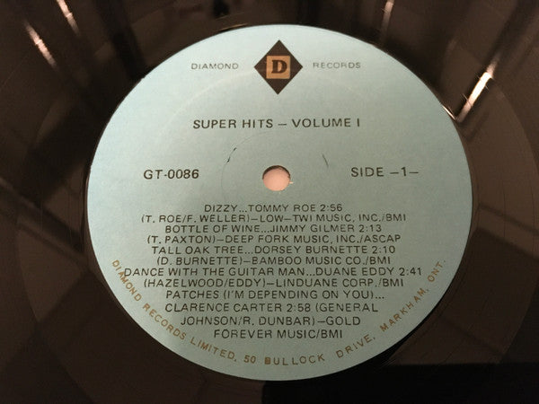 Various : Super Hits-Vol.1 (LP, Comp)