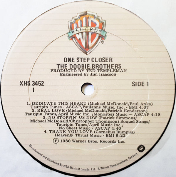 The Doobie Brothers : One Step Closer (LP, Album)