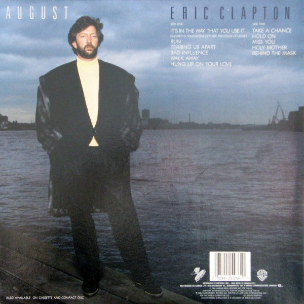 Eric Clapton : August (LP, Album, Gat)