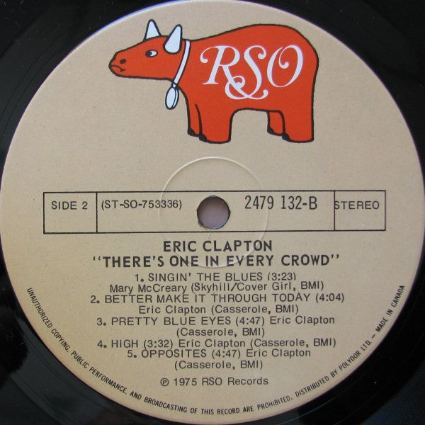 Eric Clapton : There's One In Every Crowd (LP, Album)