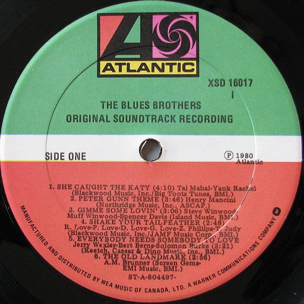 The Blues Brothers : The Blues Brothers (Original Soundtrack Recording) (LP, Album, Imp)