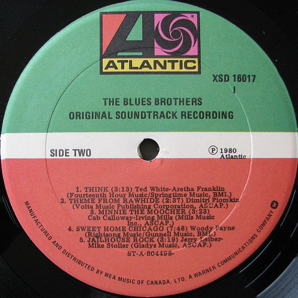 The Blues Brothers : The Blues Brothers (Original Soundtrack Recording) (LP, Album, Imp)