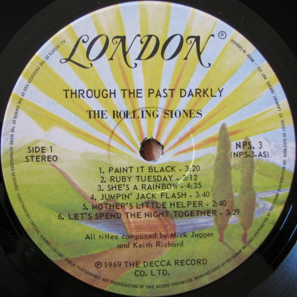 The Rolling Stones : Through The Past, Darkly (Big Hits Vol. 2) (LP, Comp, RE)
