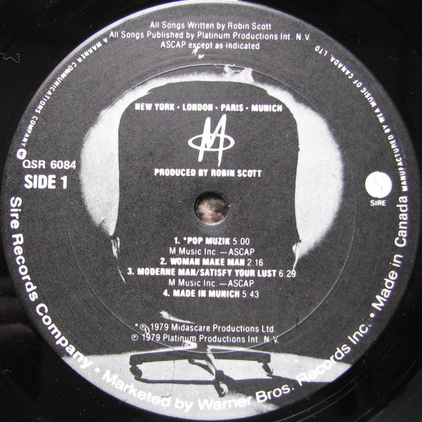 M (2) : New York, London, Paris, Munich (LP, Album)