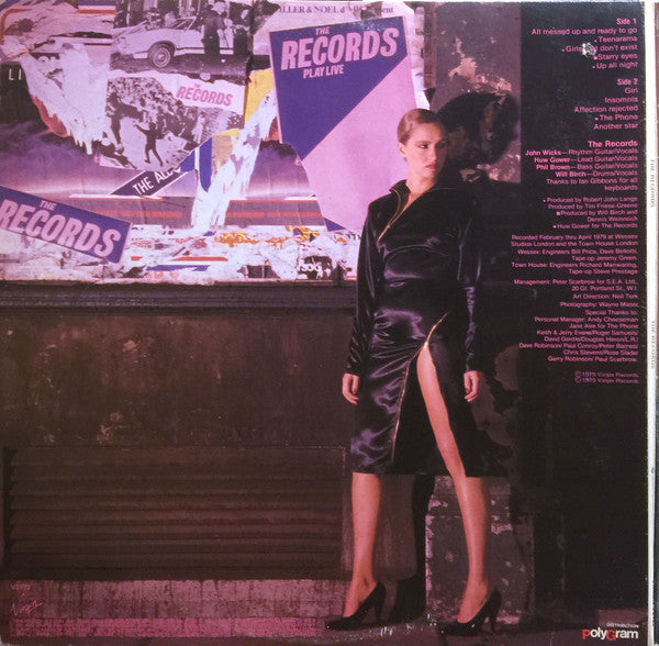 The Records : The Records (LP, Album, Gat)
