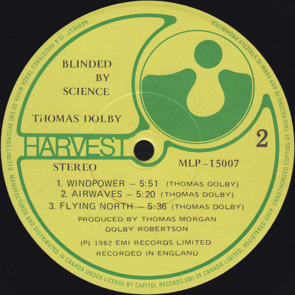 Thomas Dolby : Blinded By Science (12", MiniAlbum)