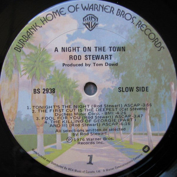 Rod Stewart : A Night On The Town (LP, Album)