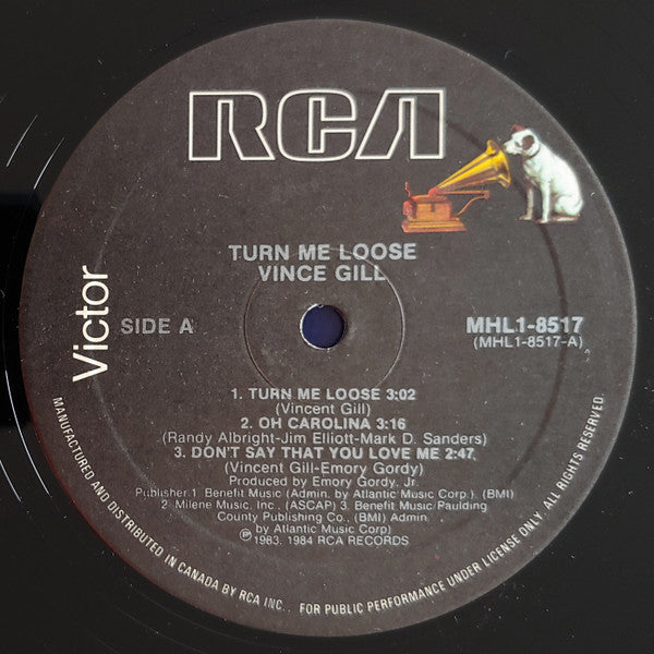 Vince Gill : Turn Me Loose (12", MiniAlbum)