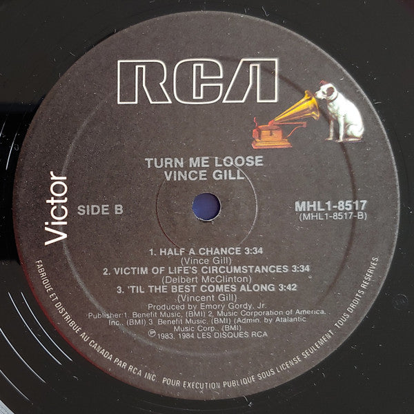 Vince Gill : Turn Me Loose (12", MiniAlbum)
