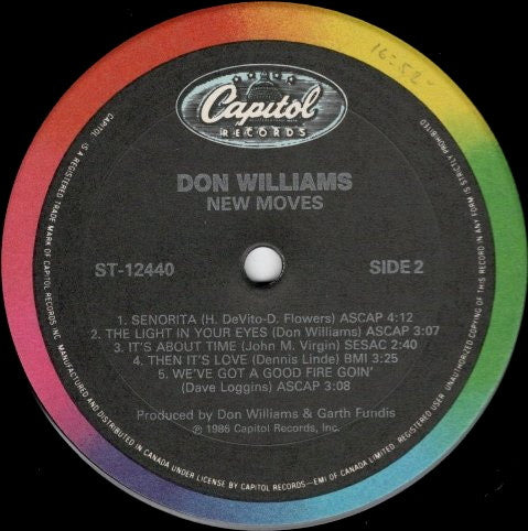 Don Williams (2) : New Moves (LP, Album)