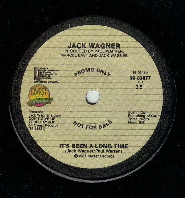 Jack Wagner : Weatherman Says (7", Single, Promo)