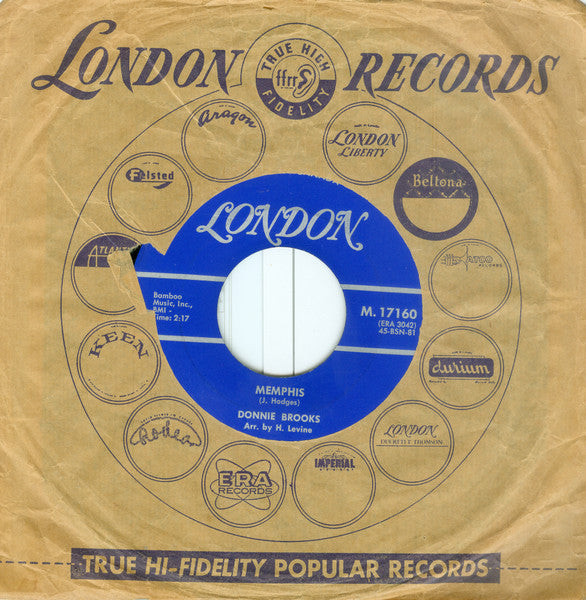 Donnie Brooks : Memphis / That's Why (7")