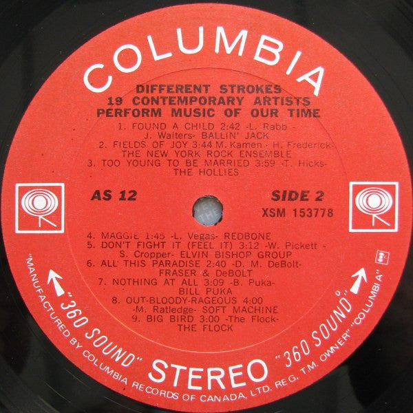 Various : Different Strokes (LP, Smplr)