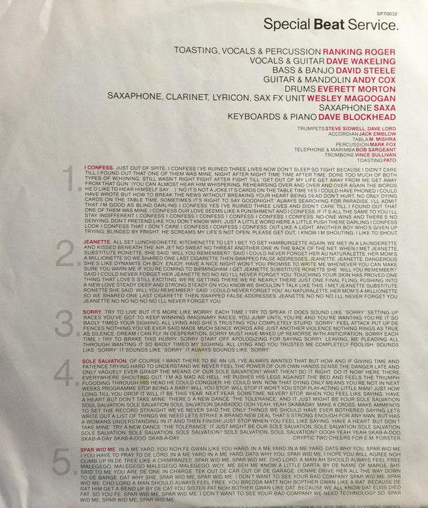 The English Beat* : Special Beat Service (LP, Album)