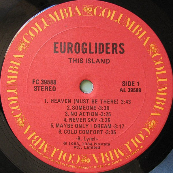 Eurogliders : This Island (LP, Album)