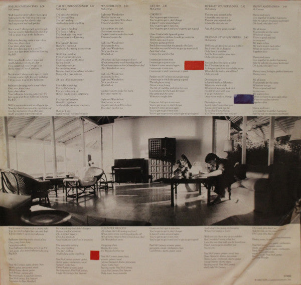 Paul McCartney : Tug Of War (LP, Album)