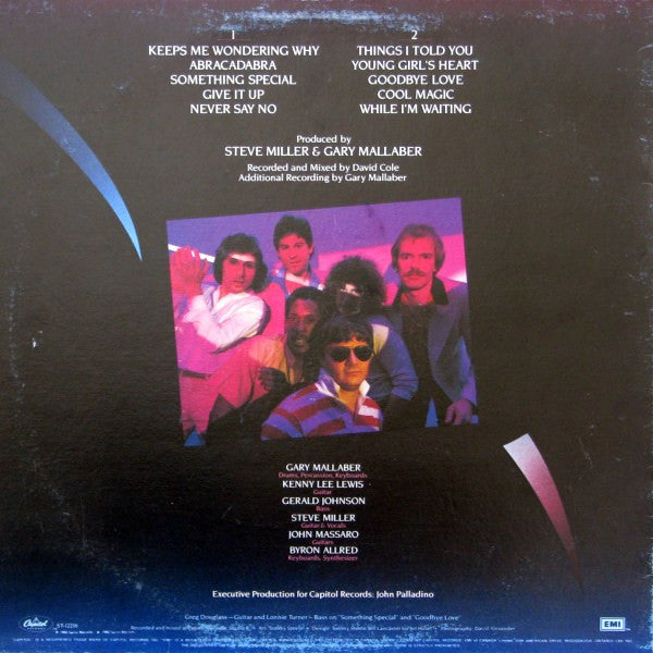 The Steve Miller Band* : Abracadabra (LP, Album)