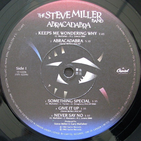 The Steve Miller Band* : Abracadabra (LP, Album)