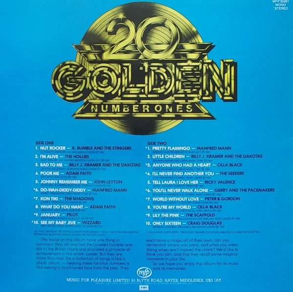 Various : 20 Golden Number Ones (LP, Comp, RE)