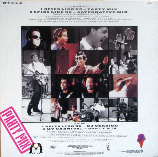 Paul McCartney : Spies Like Us (12", Single)